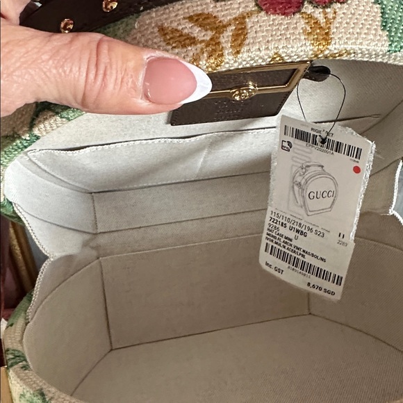 LIMITED EDITION Gucci Ophidia GG Flora Round Hat Case/Shoulder Bag NWT - Picture 6 of 9